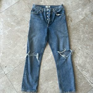 Agolde Riley Distressed